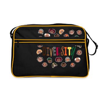 Celebrate Diversity - celebrate diversity - Retro Bag - black/gold - Front