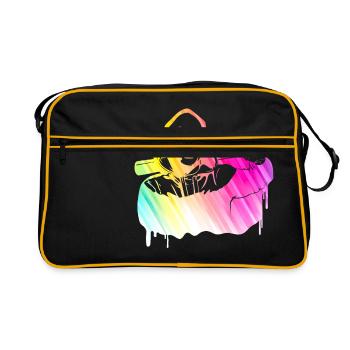 Batte de baseball Street Culture Badboy - Sac Retro - noir/or - Devant