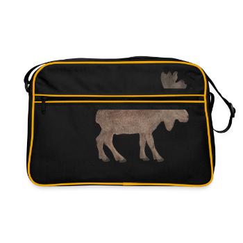 L’orignal - Sac Retro - noir/or - Devant