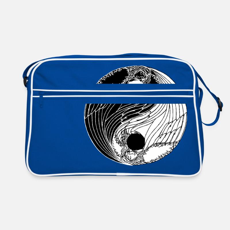 Zwei Engel Im Gleichgewicht Retro Tasche