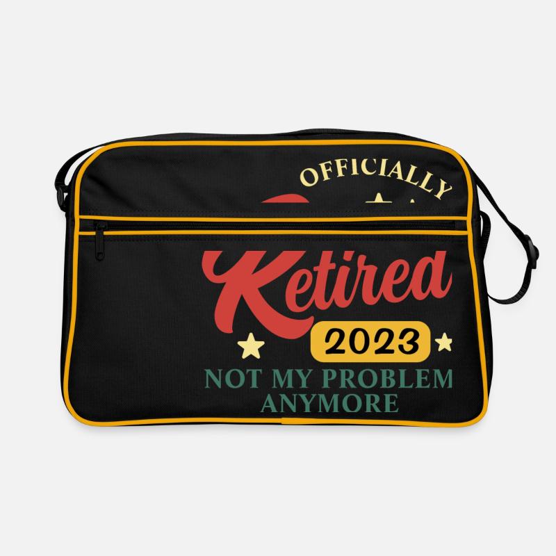 Retraité 2023 Pas mon problème Sac Retro