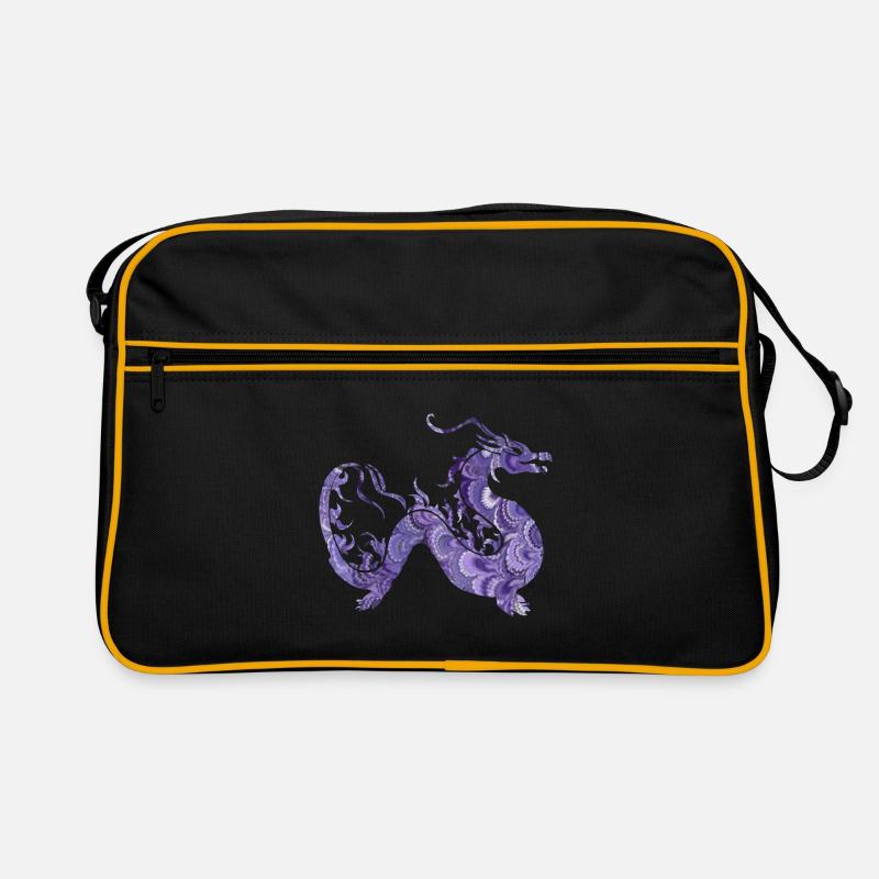 drachen e 76 Retro Tasche
