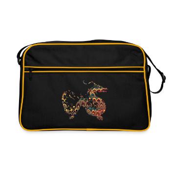 dragon e 11 - Sac Retro - noir/or - Devant