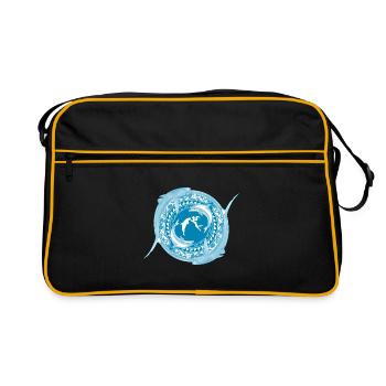 Daughter of Poseidon - Retro Bag - black/gold - Front