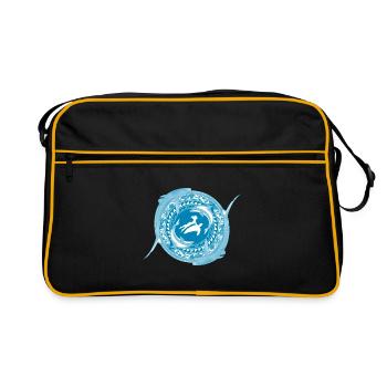 Child of Poseidon - Retro Bag - black/gold - Front