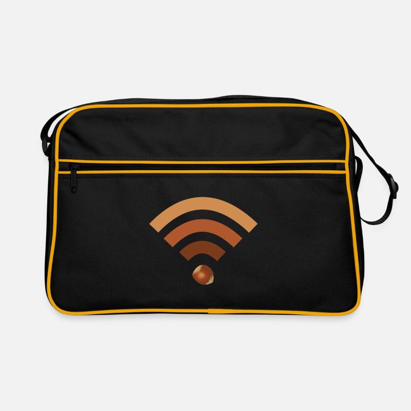 wifi noisette Sac Retro