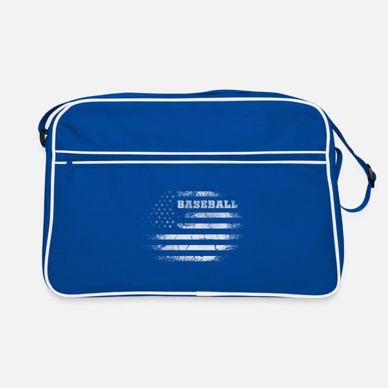 Drapeau des États-Unis Baseball Sac Retro