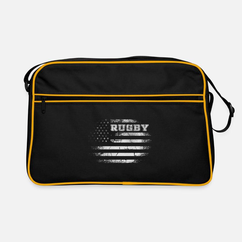 Drapeau américain Rugby américain Sac Retro