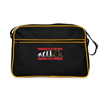 EVOLUTION FIREFIGHTER FIREFIGHTER FIREFIGHTER - Retro Bag - black/gold - Front