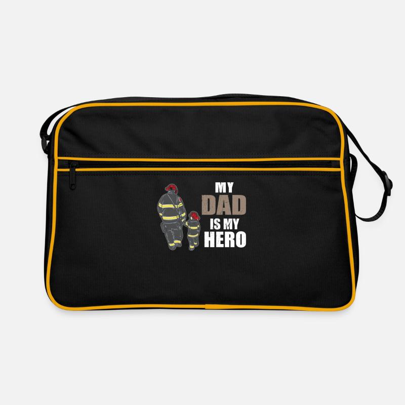 MON PAPA EST MON HERO FIREMAN PAPA HERO Sac Retro
