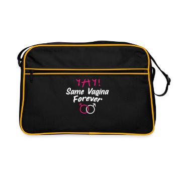 Le même vagin pour toujours Le même vagin pour toujours - Sac Retro - noir/or - Devant