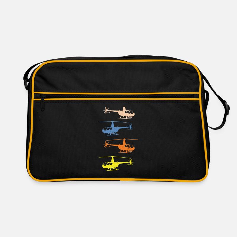 R44 helicopter helicopter flight instructor student pilots Retro Bag