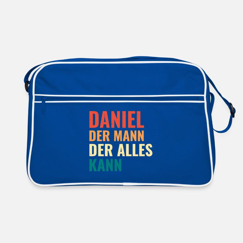 Daniel Der Mann Der Alles Kann Vorname Daniel Retro Tasche