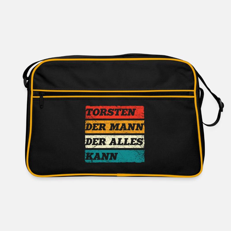 Torsten Der Mann Der Alles Kann Vorname Torsten Retro Tasche