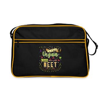 Social Past Meeting Avoid Fruit Gift - Retro Bag - black/gold - Front