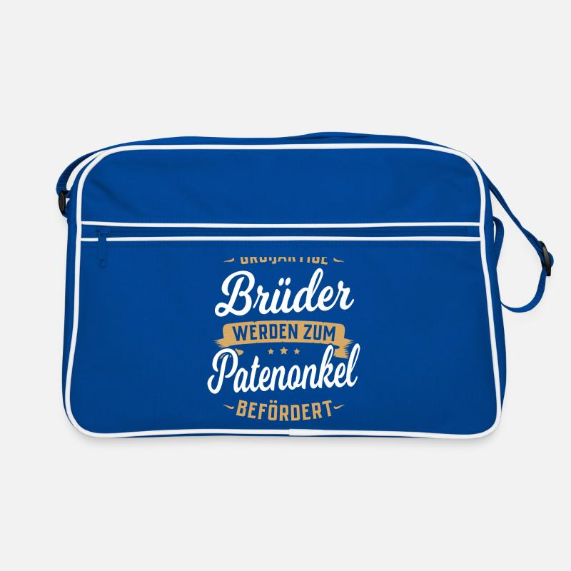 Großartige Brüder werden zum Patenonkel befördert Retro Tasche