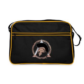 Spartiates - Sac Retro - noir/or - Devant