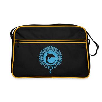 Requin-renard requin-renard - Sac Retro - noir/or - Devant