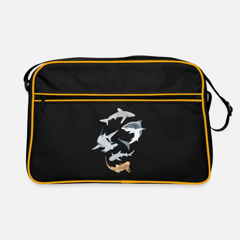 Haifische Retro Tasche