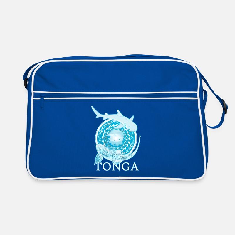 Requin zèbre des Tonga requin de récif à pointe blanche Sac Retro