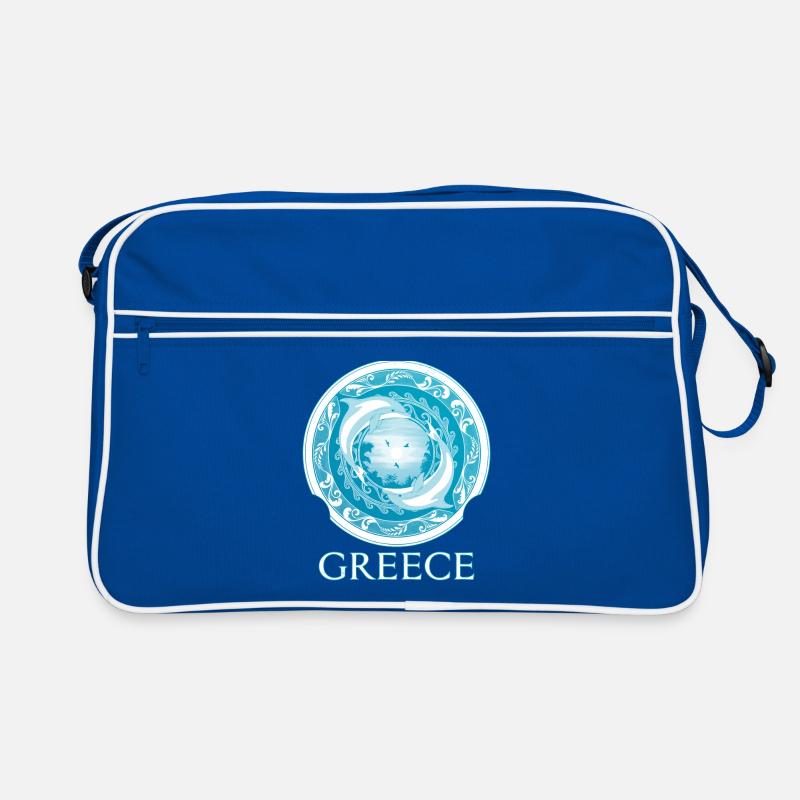 Dauphins Grèce Hellas Sac Retro