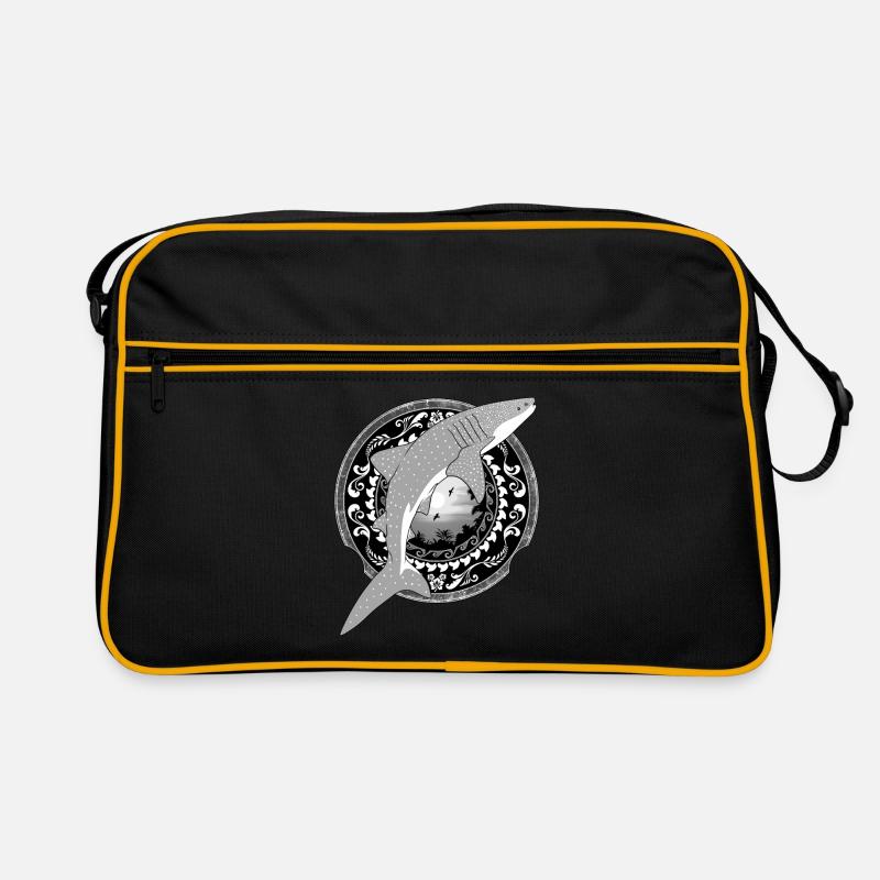 Walhai Hawaiianisch Retro Tasche
