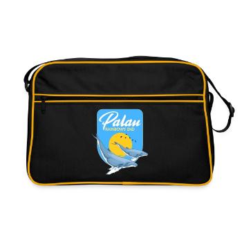Palau Rainbow’s End Baleines à bosse - Sac Retro - noir/or - Devant