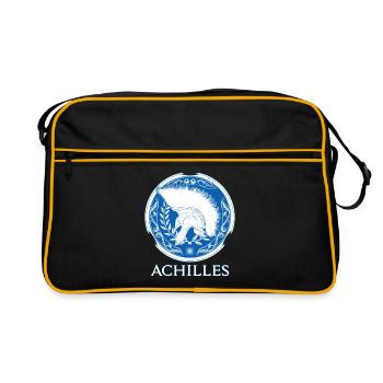 Achilles Greek warrior - Retro Bag - black/gold - Front