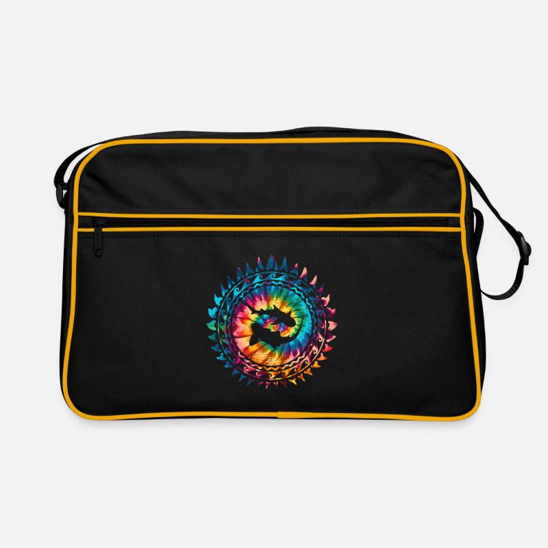 Zebra Shark and Whitetip Reef Shark Retro Bag