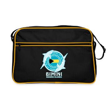 Requin bouledogue bimini - Sac Retro - noir/or - Devant
