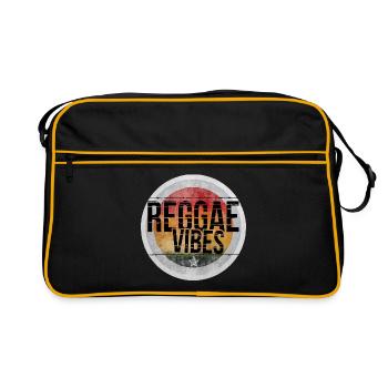Reggae Vibes - Sac Retro - noir/or - Devant