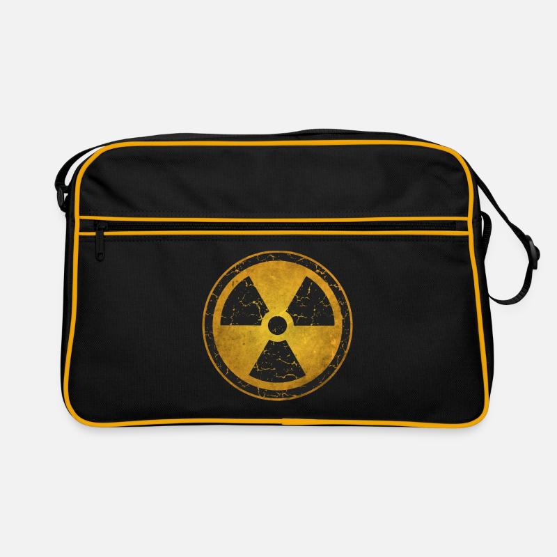 nuclear symbol Retro Tasche