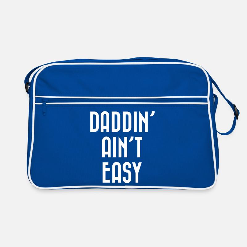 Papa ist nicht einfach Retro Tasche