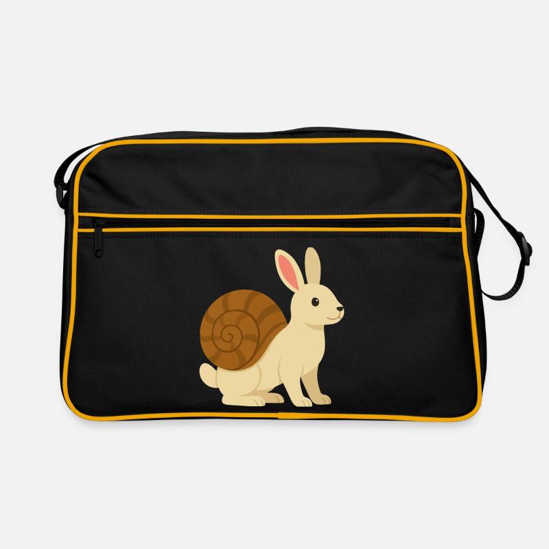 Cute Snail Rabbit Retro Bag