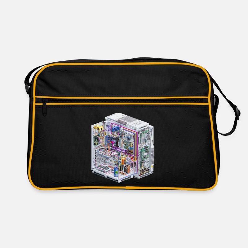 CAD Cable Art Color Streams Data Center Retro Bag