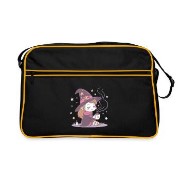 Sorcière Pastel Douce - Sac Retro - noir/or - Devant