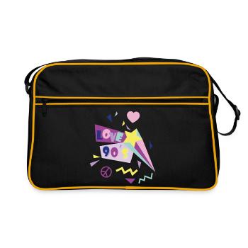 Années 90 - Sac Retro - noir/or - Devant