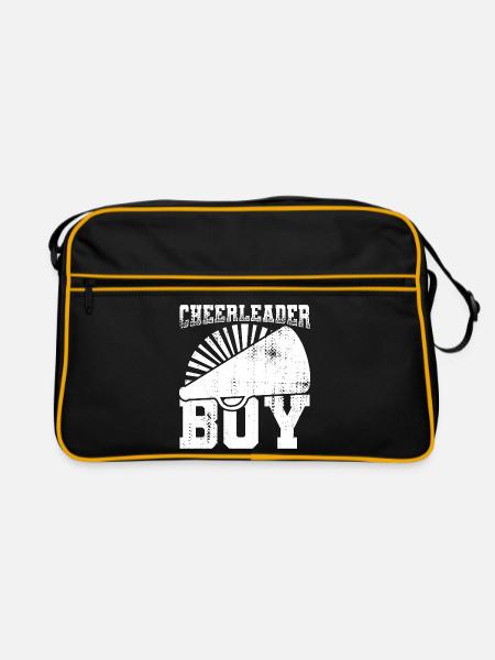 Cheerleader Boy - Retro Bag - black/gold - Front