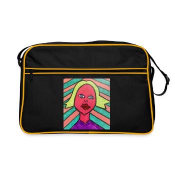 Femme Radieuse - Mère - Sac Retro - noir/or - Devant