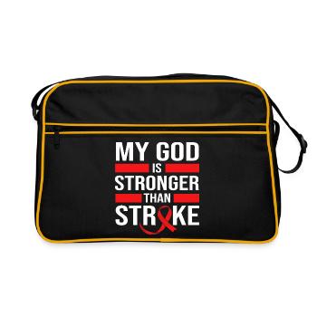 Stroke Stroke - Retro Bag - black/gold - Front
