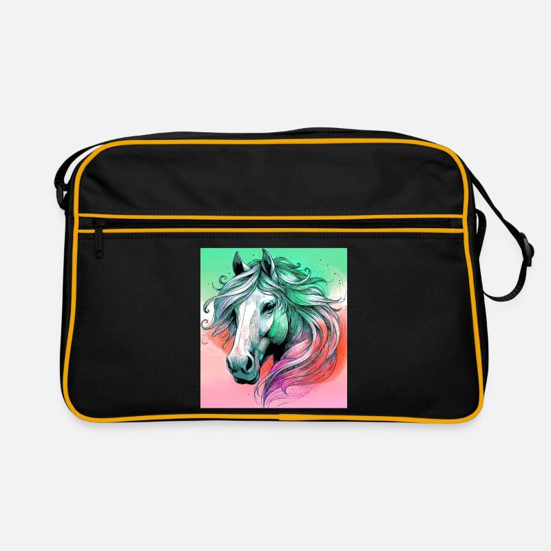 Pferd Retro Tasche