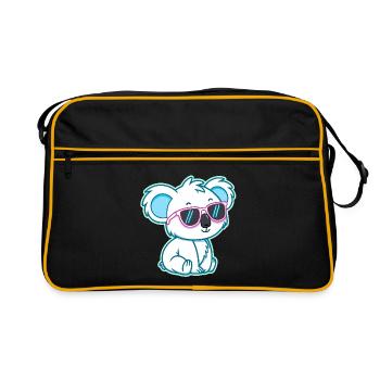 Koala Blanc Chill Lunettes de Soleil - Sac Retro - noir/or - Devant