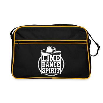 Line Dance Spirit - Sac Retro - noir/or - Devant
