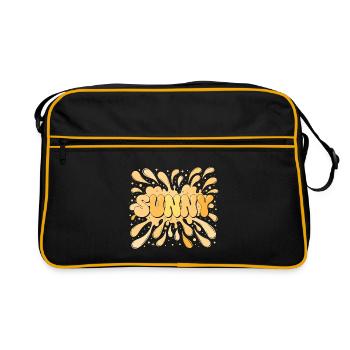 Summer Splash Glow - Retro Bag - black/gold - Front