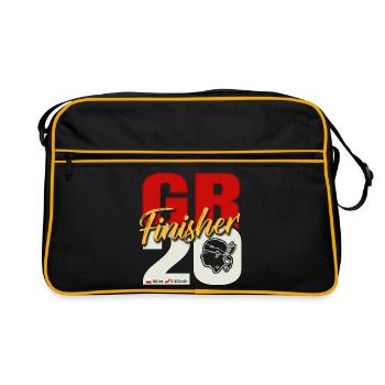 GR20 Finisher cadeau randonnée Corse - Sac Retro - noir/or - Devant