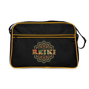 lettrage reiki e 110 - Sac Retro - noir/or - Devant