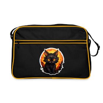 Halloween Hangover - Retro Bag - black/gold - Front