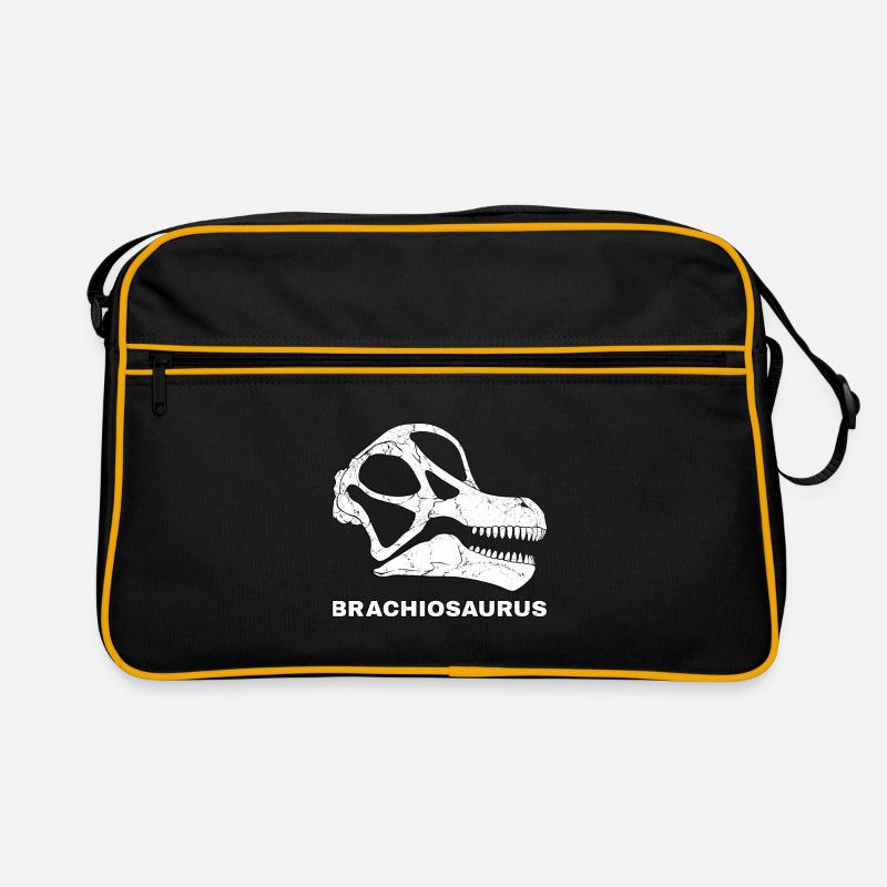 Brachiosaurus Fossil Kopf Retro Tasche