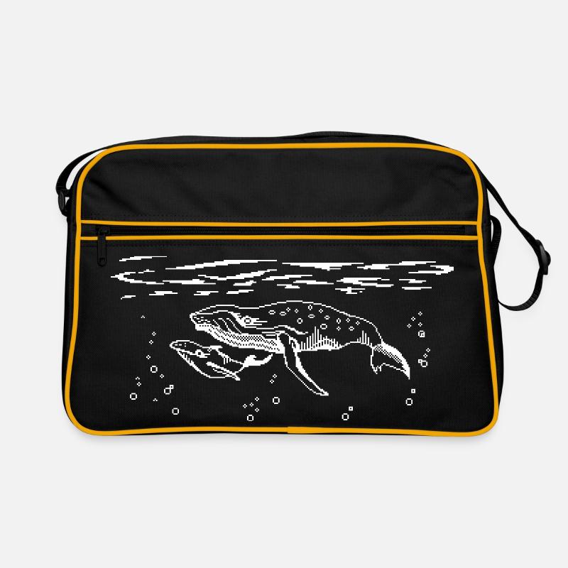 Bit Wale Retro Tasche
