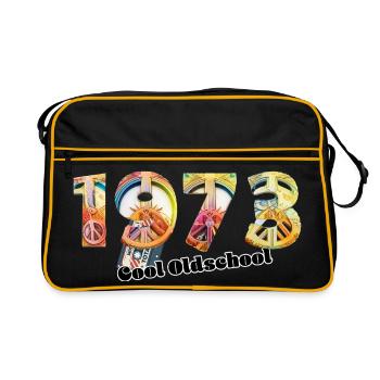 1973 Vintage Retro – Cassette – Cool Olds - Retro Bag - black/gold - Front